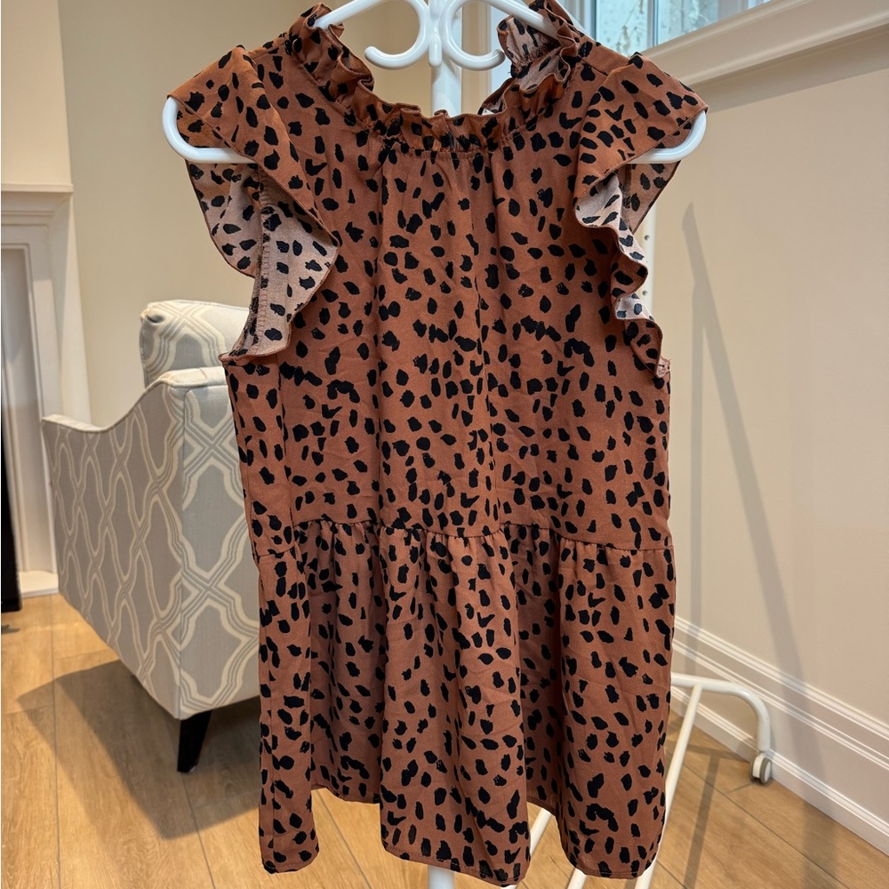 Leopard print tunic